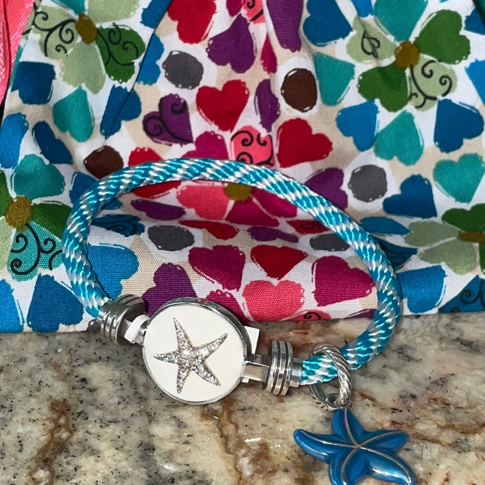 🏝 NWT Brighton starfish charm bracelet+charm